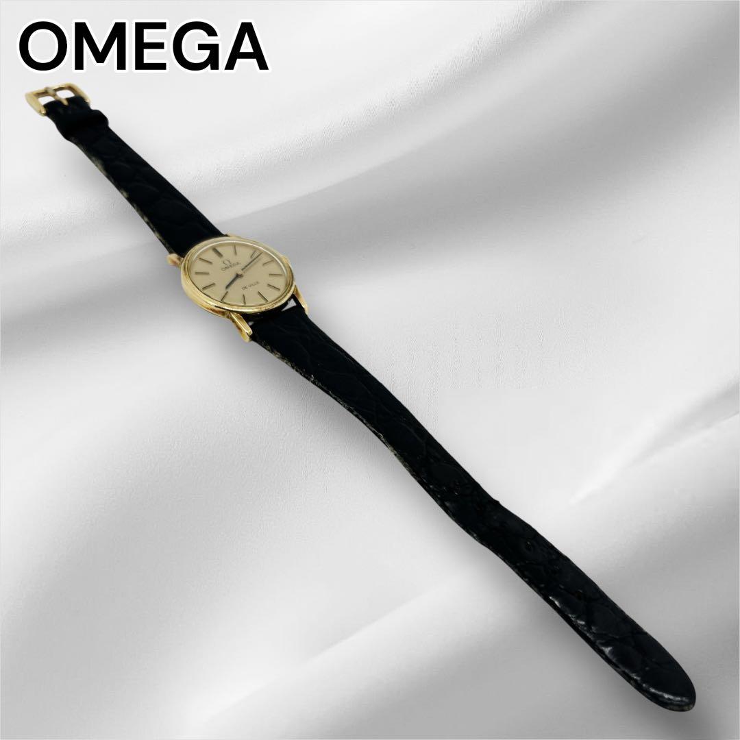 オメガ OMEGA レディース 時計 手巻き デビル ゴールド 稼働品