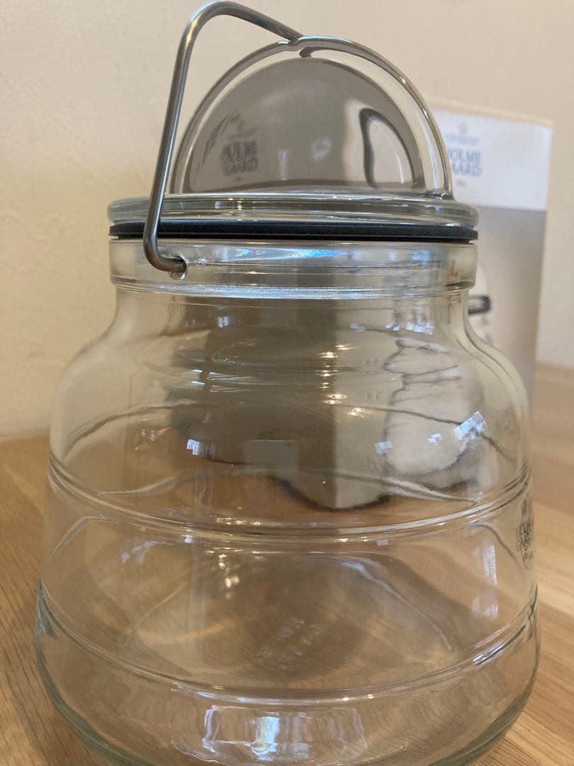 未使用・HOLMGAARDホルムガード・スカーラ　ガラスキャニスター1L