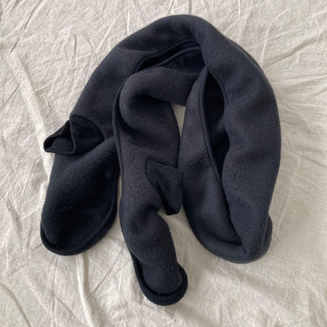 ゆ*か様 FINAL  フリース ブラックマフラー