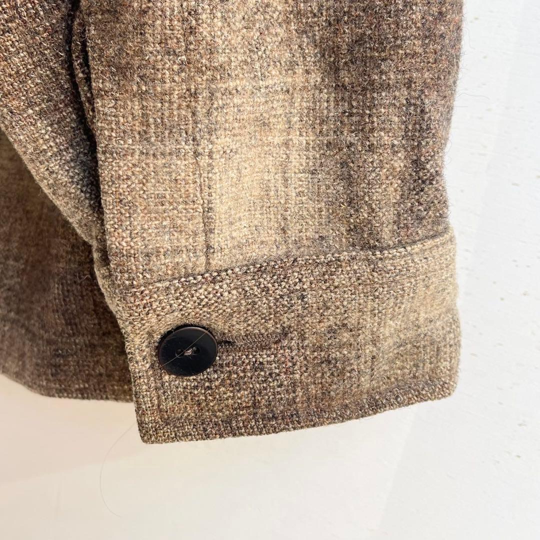 70s ペンドルトン オンブレチェックジャケット ウールジャケット CPO 古着