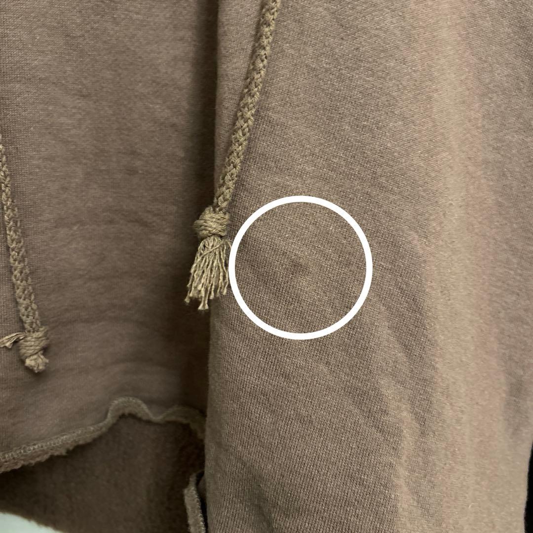 Ohh!　レースアップ・フーディースウェット　ブラウン