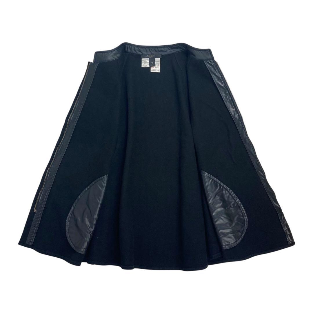 11T336☆ WEEKEND MaxMara ウールポンチョ ケープ 羽織りL