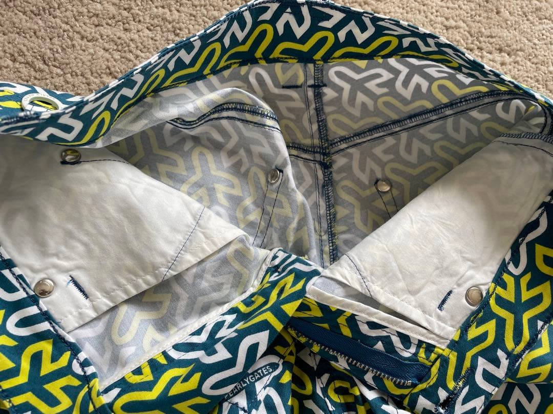 値下//美品//パーリーゲイツPEARLY GATES飛行機ショートパンツ0