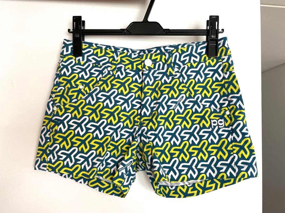 値下//美品//パーリーゲイツPEARLY GATES飛行機ショートパンツ0