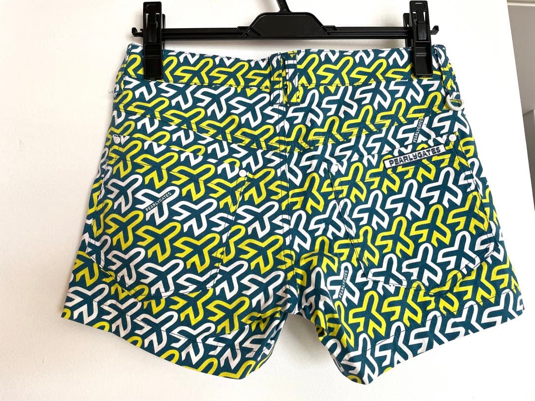 値下//美品//パーリーゲイツPEARLY GATES飛行機ショートパンツ0