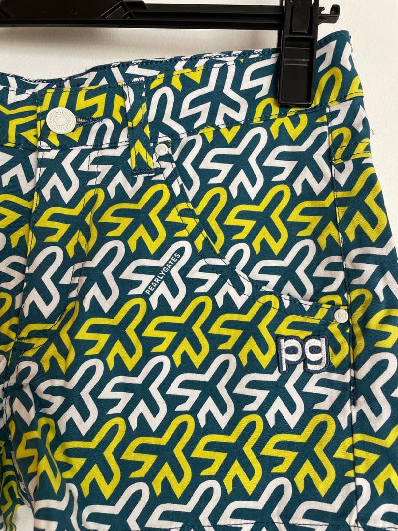 値下//美品//パーリーゲイツPEARLY GATES飛行機ショートパンツ0