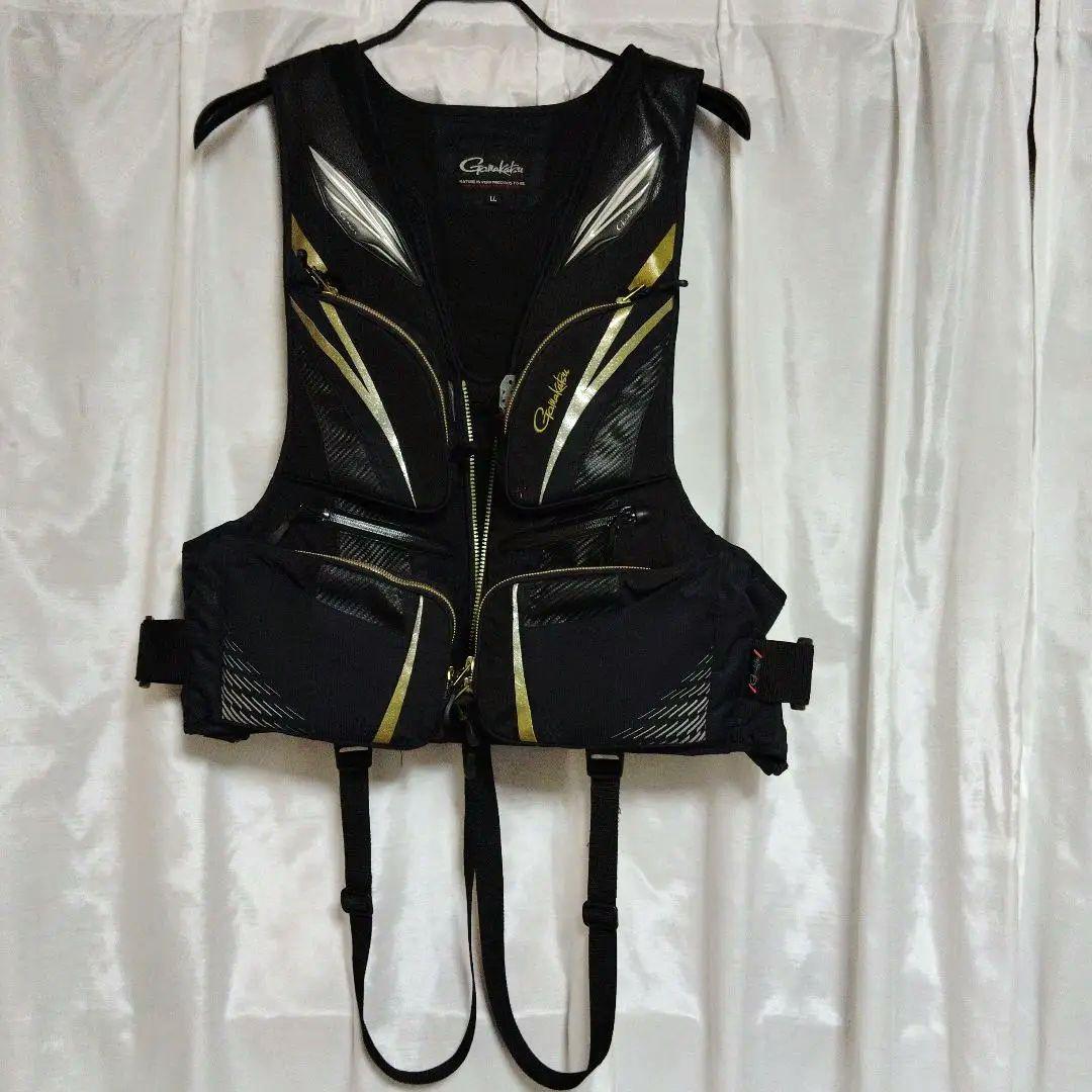 がまかつ　フローティングベスト GM-2180 カーボンブラック