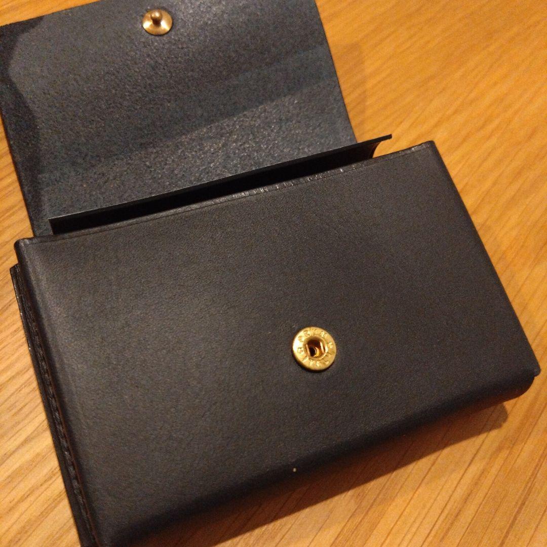 新品未使用◆レンマ　カホン　ネイビー◆レザー　コンパクト財布
