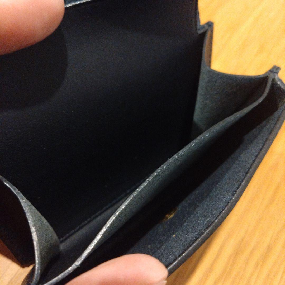 新品未使用◆レンマ　カホン　ネイビー◆レザー　コンパクト財布