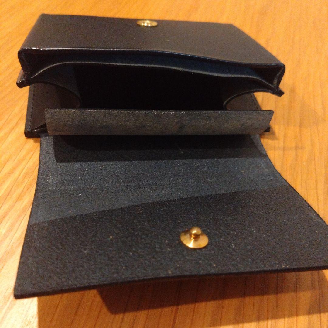 新品未使用◆レンマ　カホン　ネイビー◆レザー　コンパクト財布