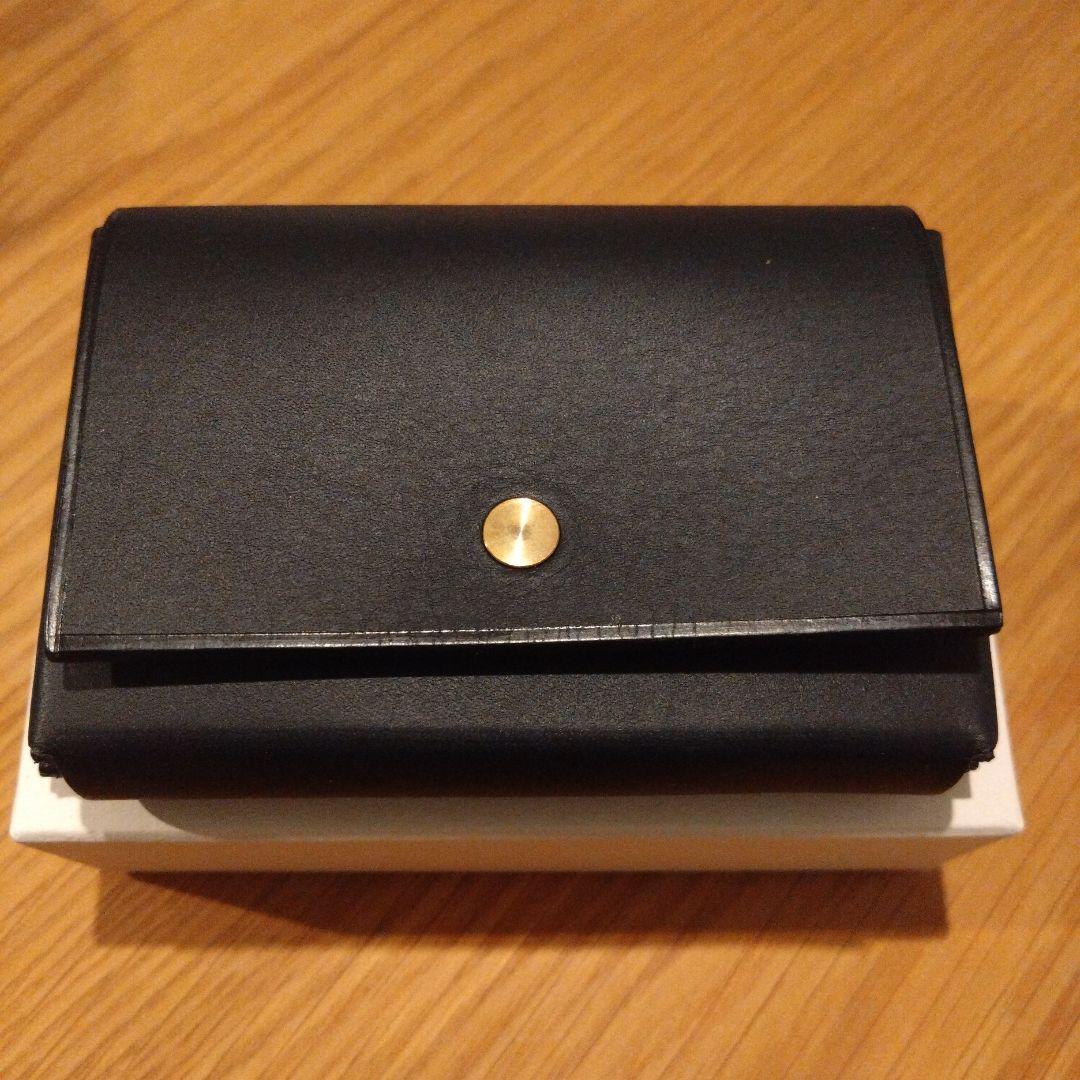 新品未使用◆レンマ　カホン　ネイビー◆レザー　コンパクト財布