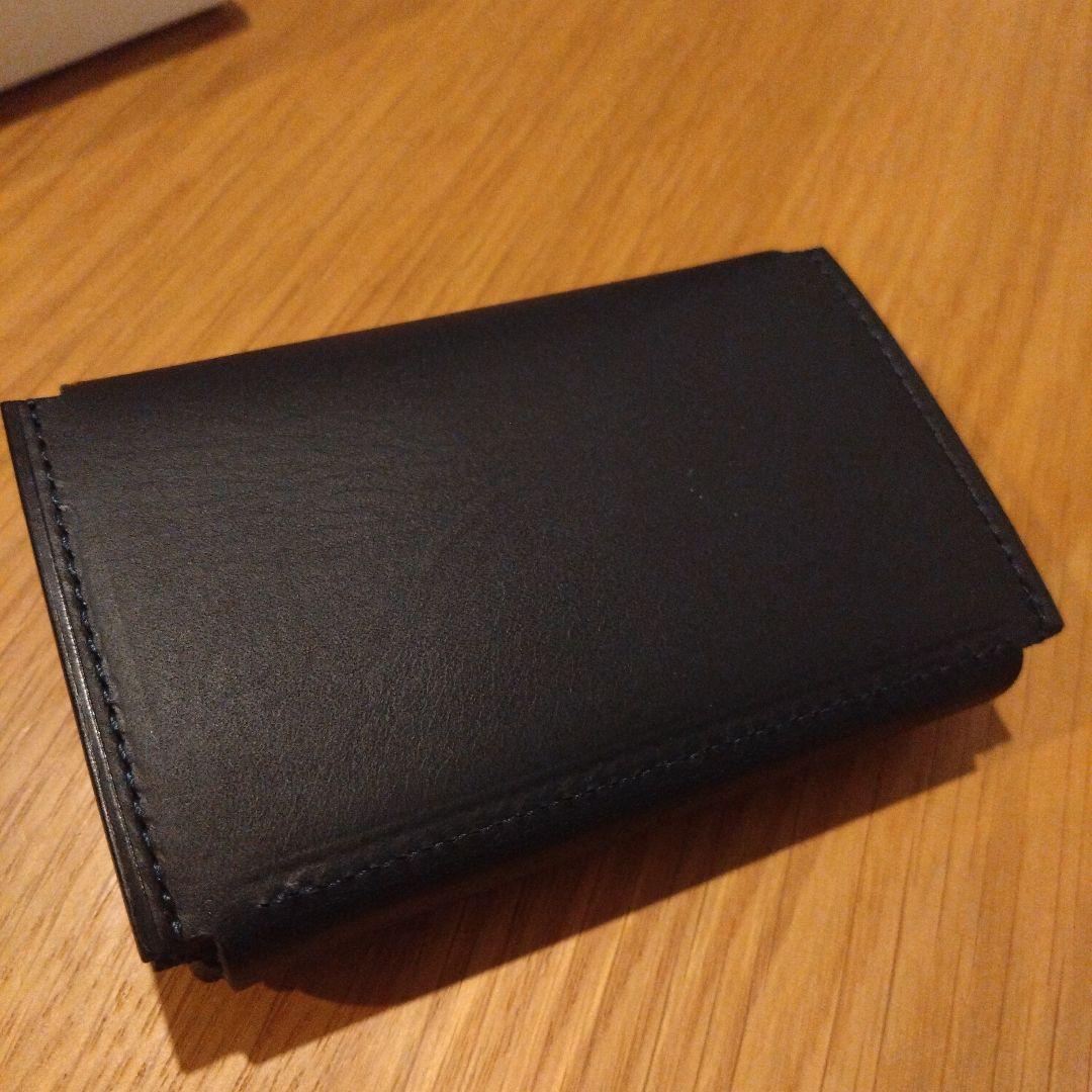 新品未使用◆レンマ　カホン　ネイビー◆レザー　コンパクト財布