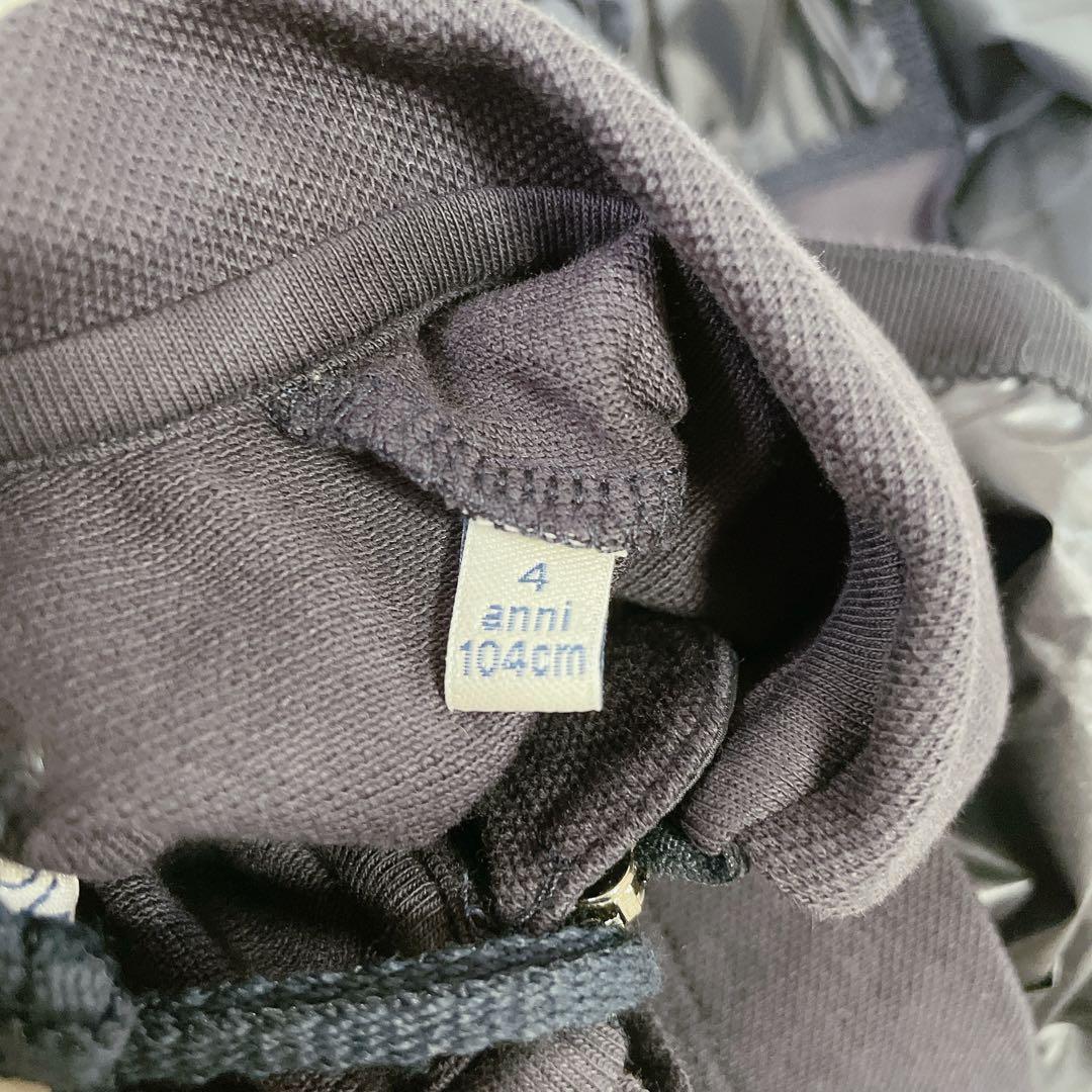 美品　モンクレール　国内正規品タグ　異素材切替ワンピース　半袖　104㎝