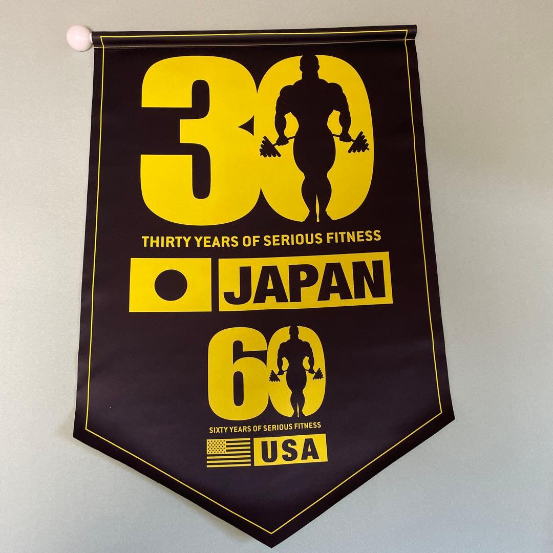 【希少品・新品】ゴールドジム記念フラッグ