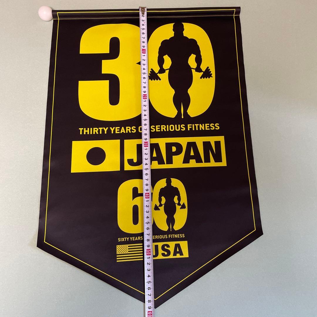 【希少品・新品】ゴールドジム記念フラッグ