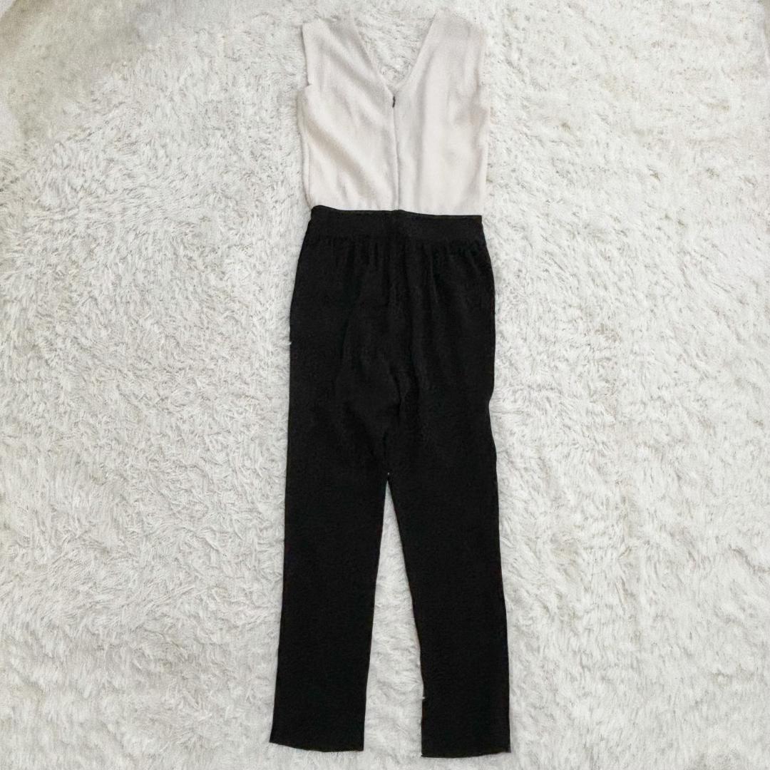 【美品】YOKOCHAN オールインワン ノースリーブ 36 ブラック