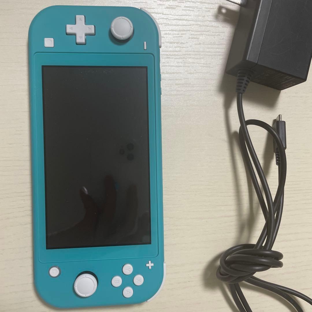Nintendo Switch Lite ターコイズ 充電ケーブル付き