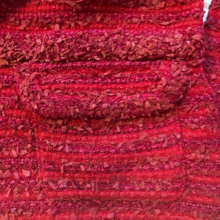 【美品】インゲボルグ ツイード ニット ジャケット トップス カーディガン