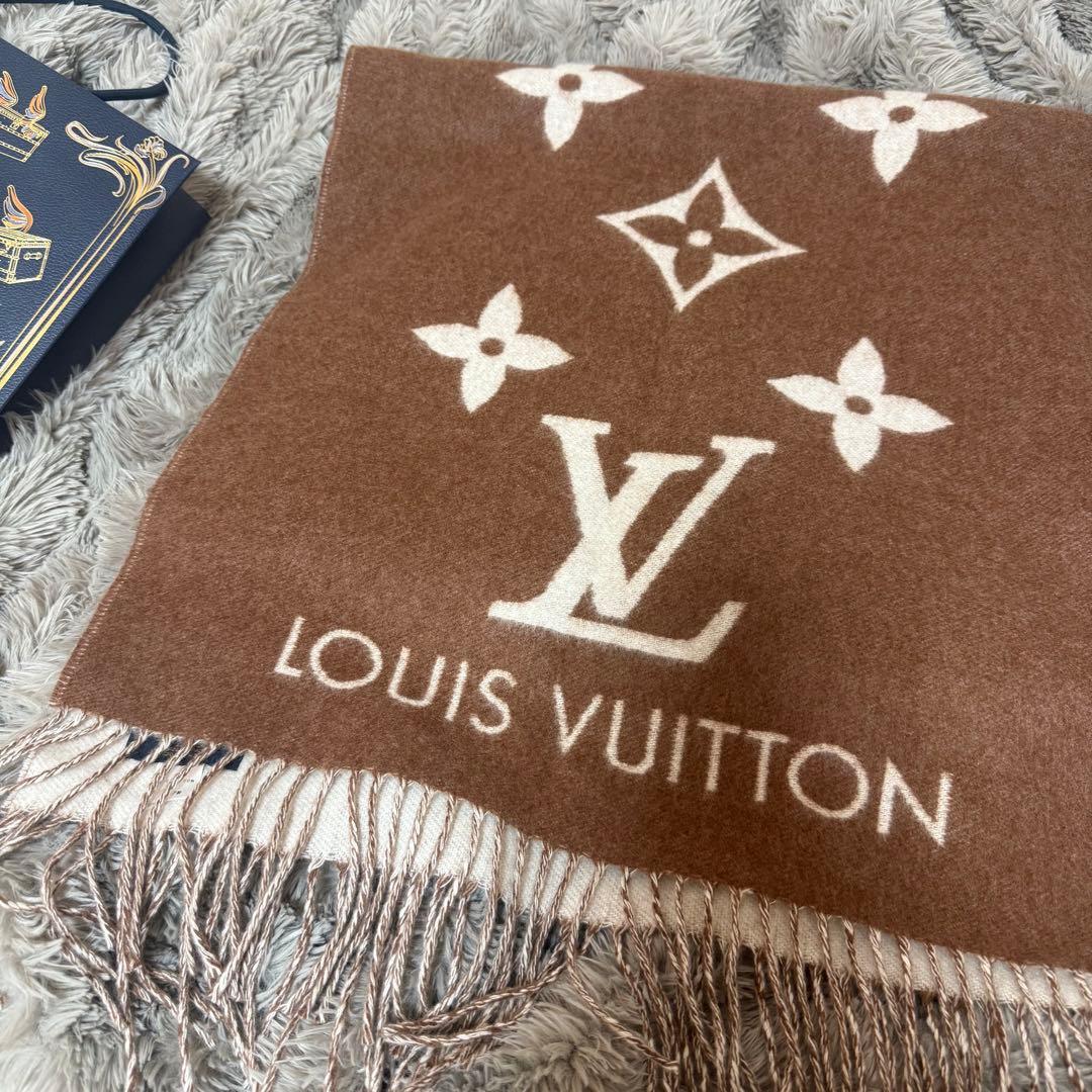 LOUIS VUITTON マフラー・レイキャビック ブラウン