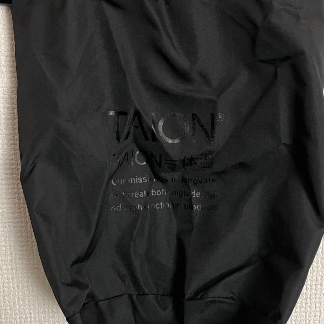 TAION ミリタリーVネックジップ ダウンベスト TAION-001ZML-1