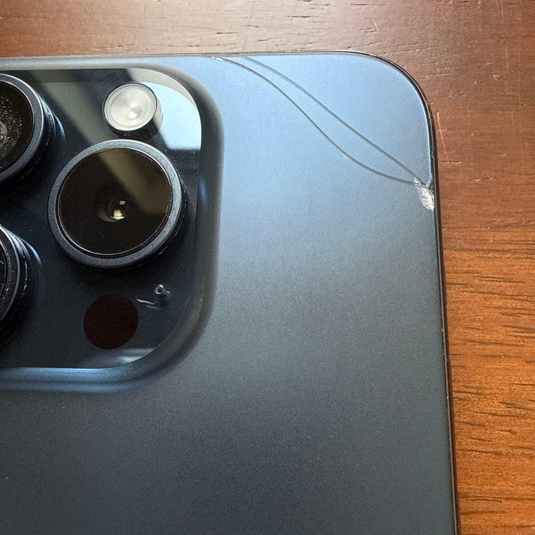 iPhone 15Pro 128GB本体-ブルーチタニウム-動作正常