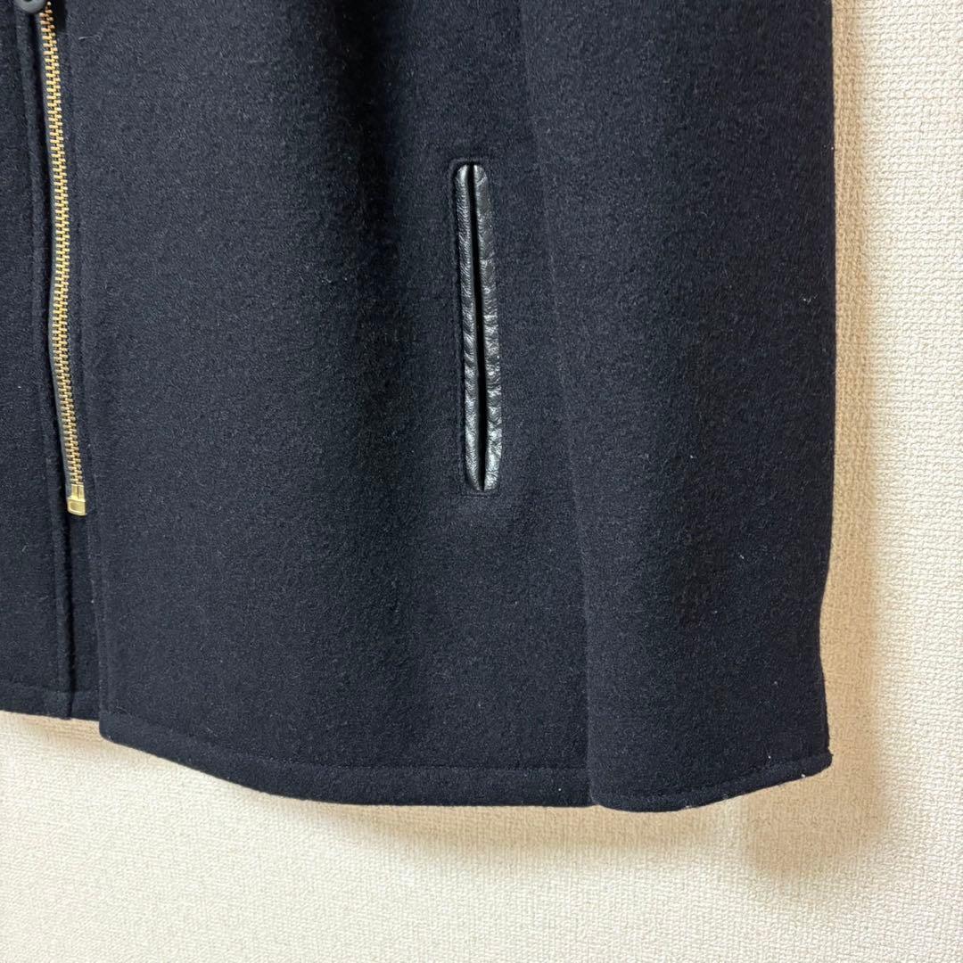 【美品/USA製】Schott × 24karats レザー切替 Pコート L