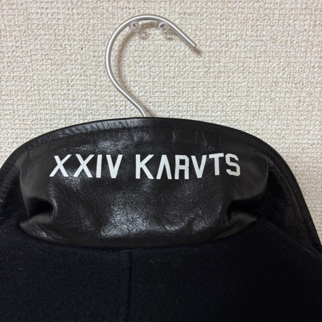【美品/USA製】Schott × 24karats レザー切替 Pコート L