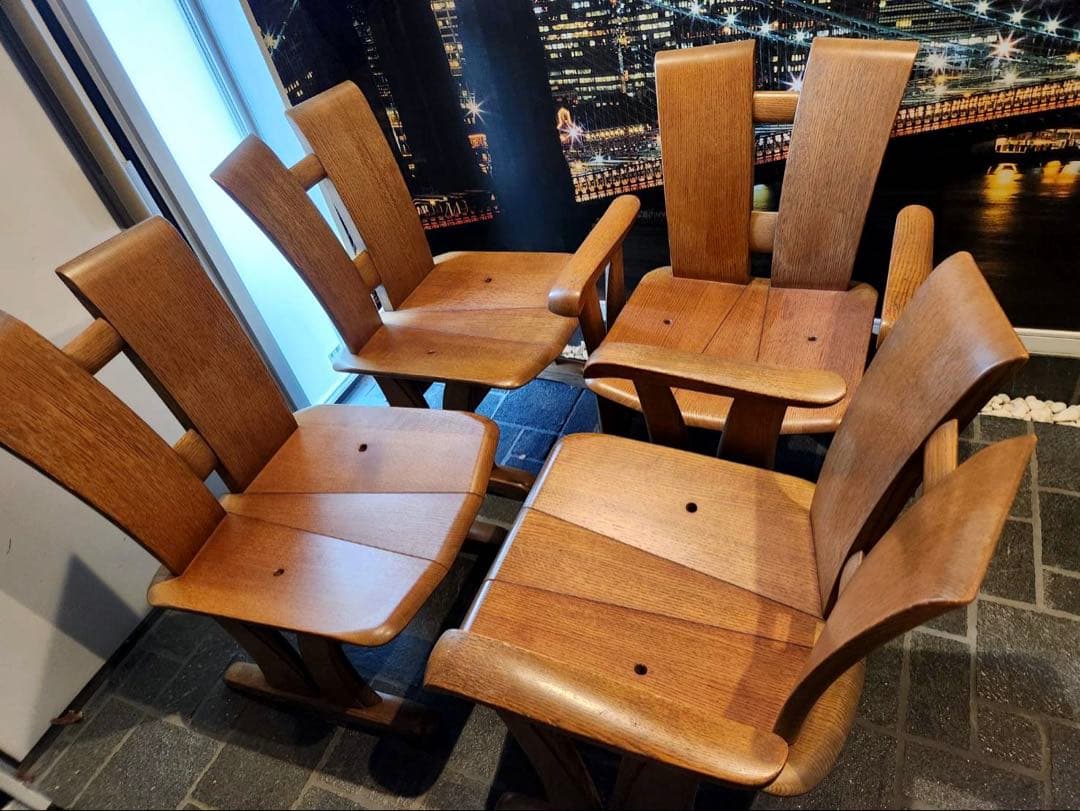 飛騨産業　白川　SHIRAKAWA 和魂 ダイニングチェア4脚セット