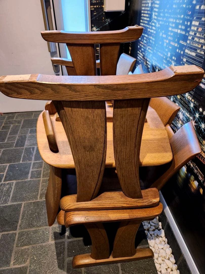 飛騨産業　白川　SHIRAKAWA 和魂 ダイニングチェア4脚セット