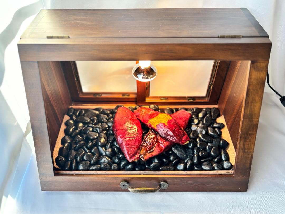 ホットショーケース ディスプレイケース 保温ショーケース 焼き芋ショーケース