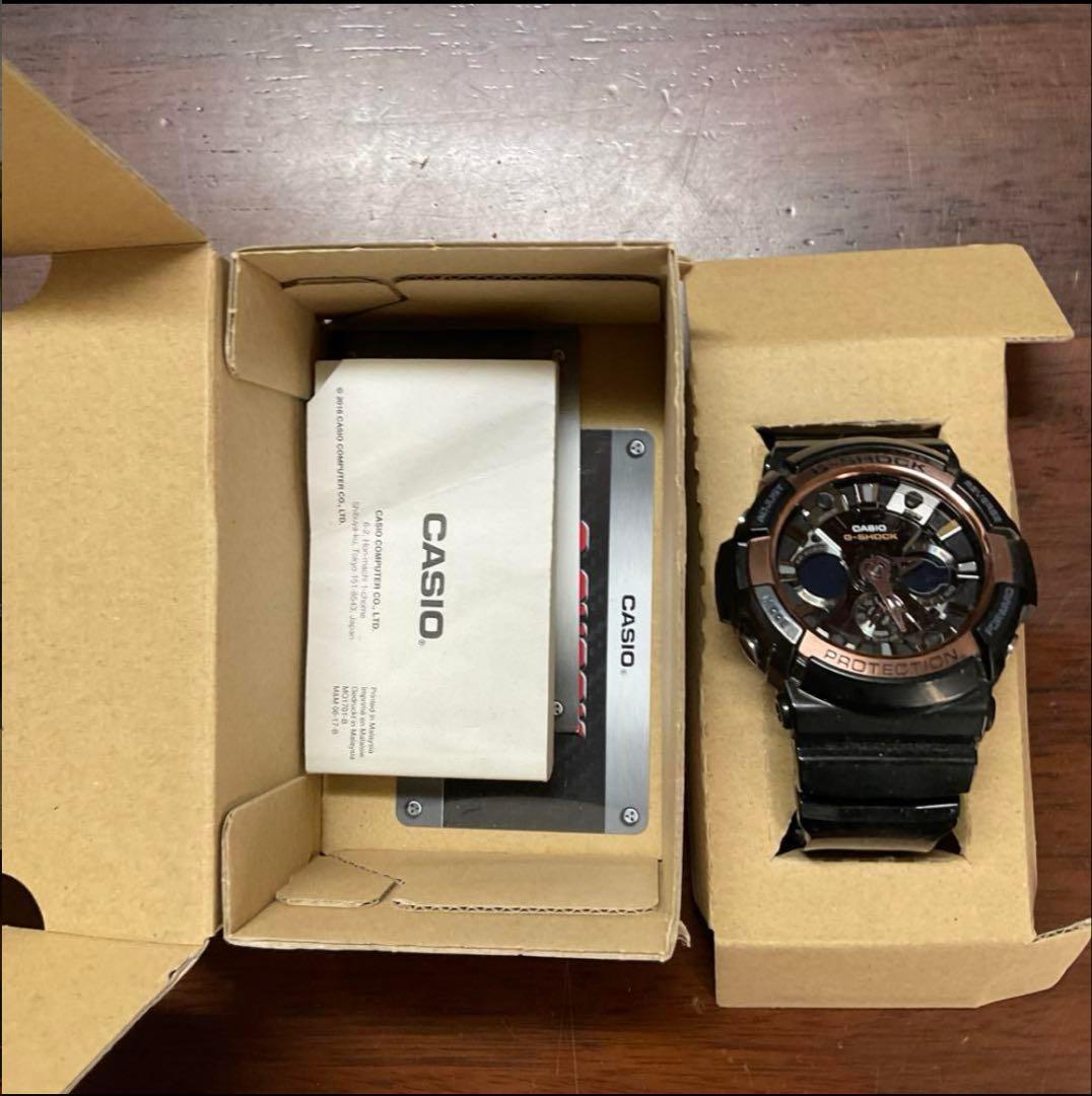 GA-200RG-1AJF CASIO G-SHOCK ブラック　箱、説明書付き