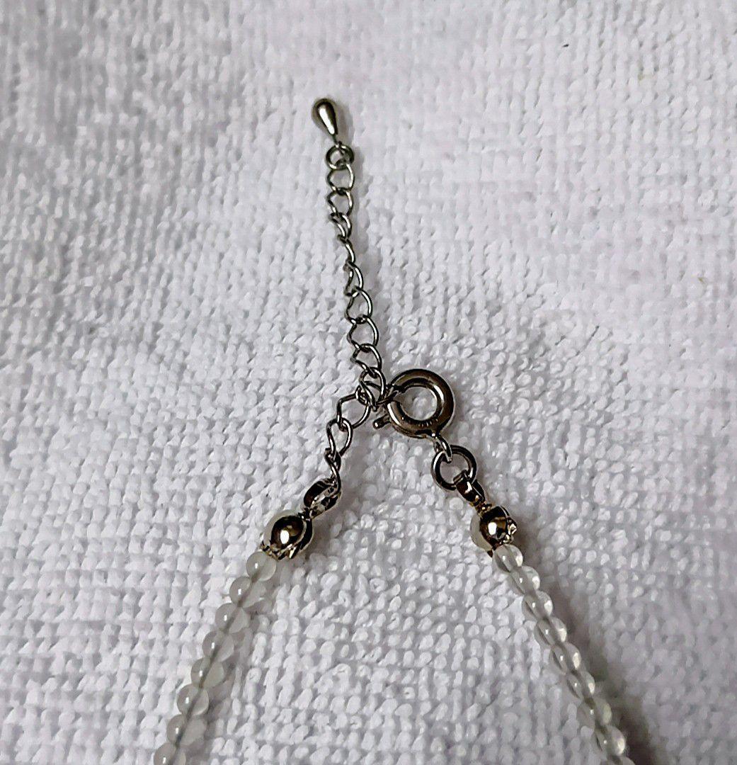 K18 WG 水晶 ファンシースカーレット ネックレス他 ※ネックレス2点セット