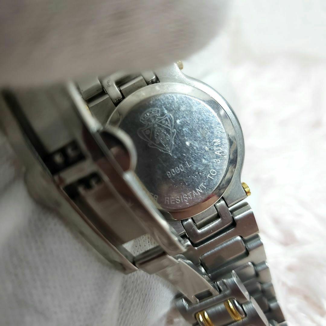 グッチ GUCCI コンビカラー 9000L　インターロッキング　腕時計 美品