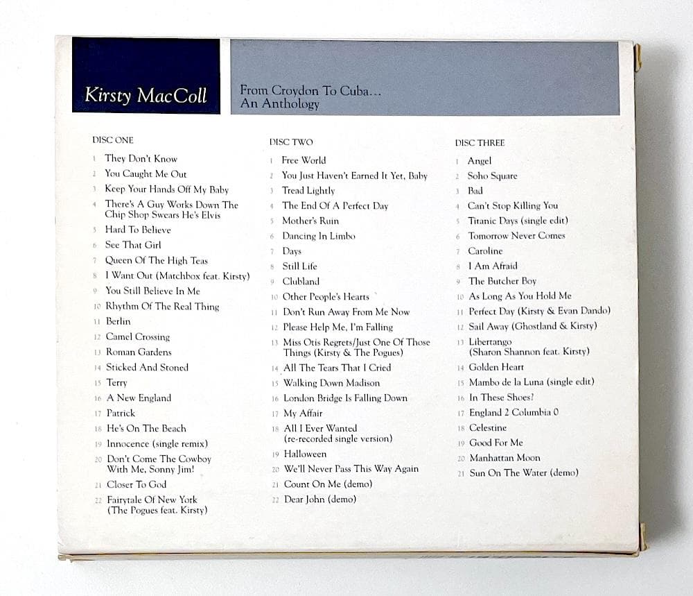 廃盤 3CD カースティ・マッコール FROM CROYDON TO CUBA