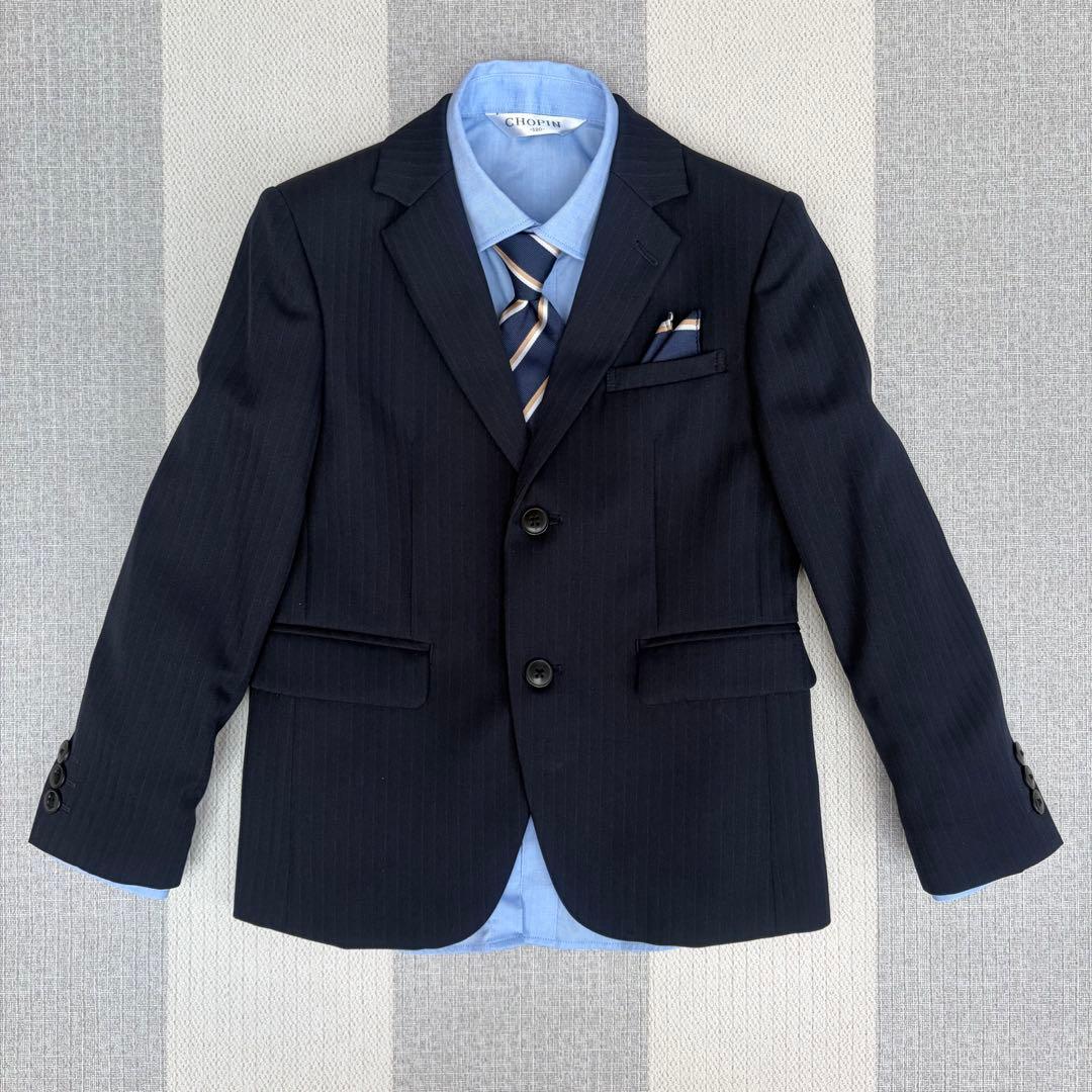 美品 120 CHOPIN ショパン フォーマル スーツ ブーツ セット 男の子