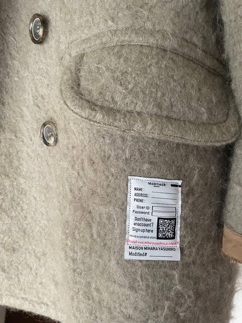 h*a様 ★今期最終オークション★ メゾン ミハラヤスヒロ シャギーウール　 モ