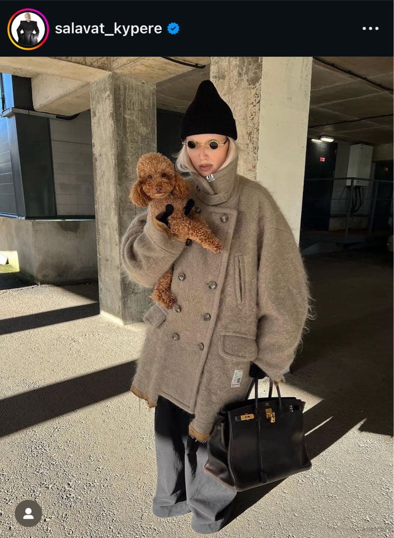 h*a様 ★今期最終オークション★ メゾン ミハラヤスヒロ シャギーウール　 モ