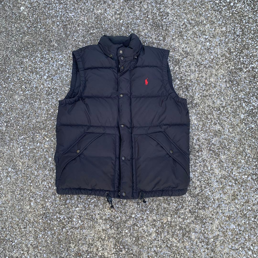 Polo Ralph Lauren ブラック ダウンベスト M