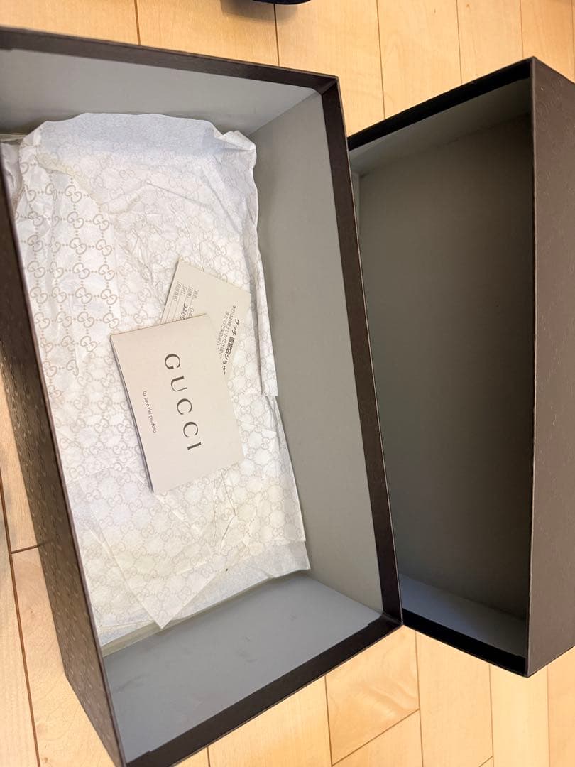 GUCCI グッチ/GGクリスタルビジューフラットシューズ/サイズ35 1/2