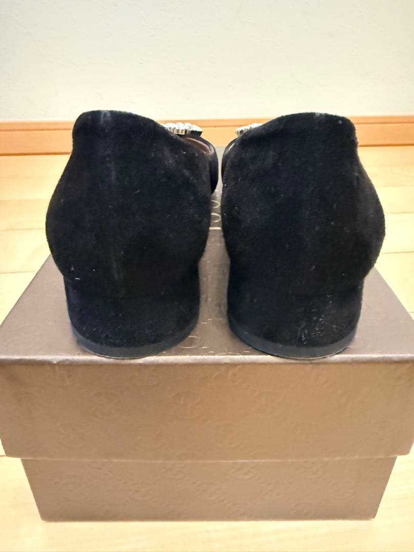 GUCCI グッチ/GGクリスタルビジューフラットシューズ/サイズ35 1/2