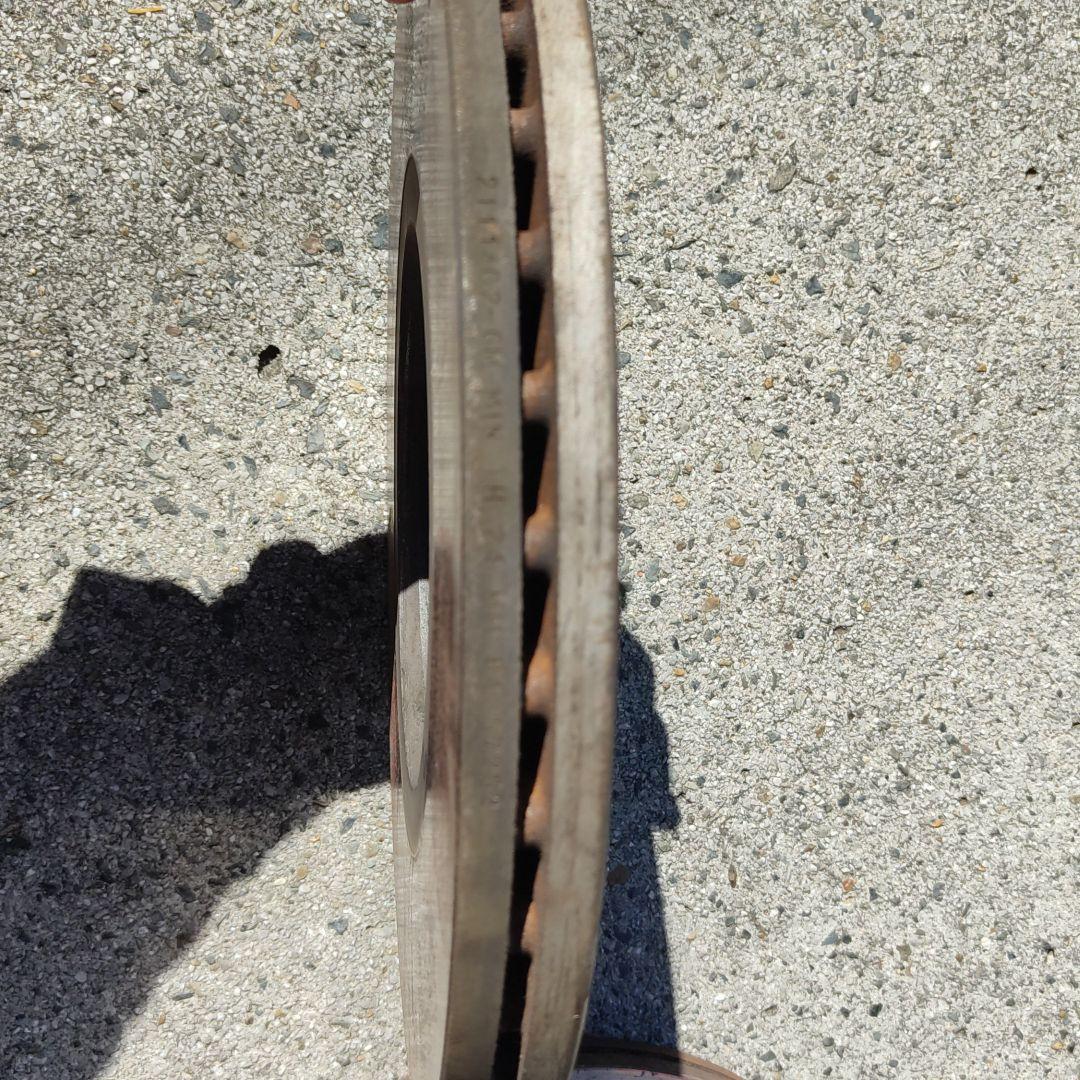 シトロエン プジョー ディクセル フロント用ブレーキローター 新品同様