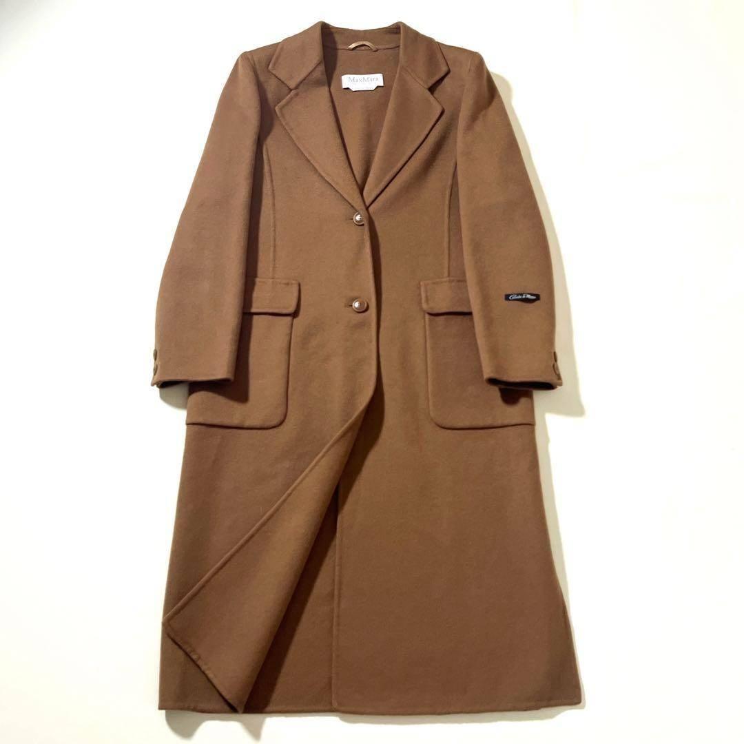 【未使用級】マックスマーラ　カシミヤ100% ロングコート　クチートアマーノ　L
