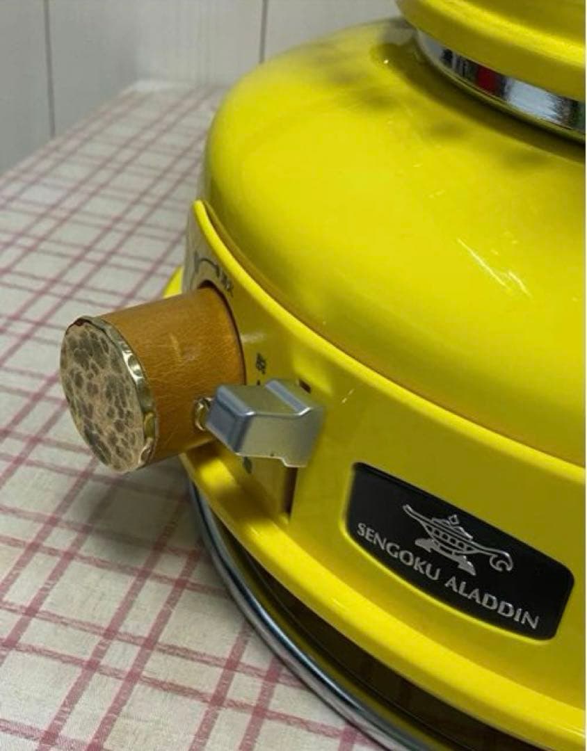 ⚫︎注意⚫︎センゴク　アラジン　ポータブルガスストーブ　カセットストーブ　イエロー