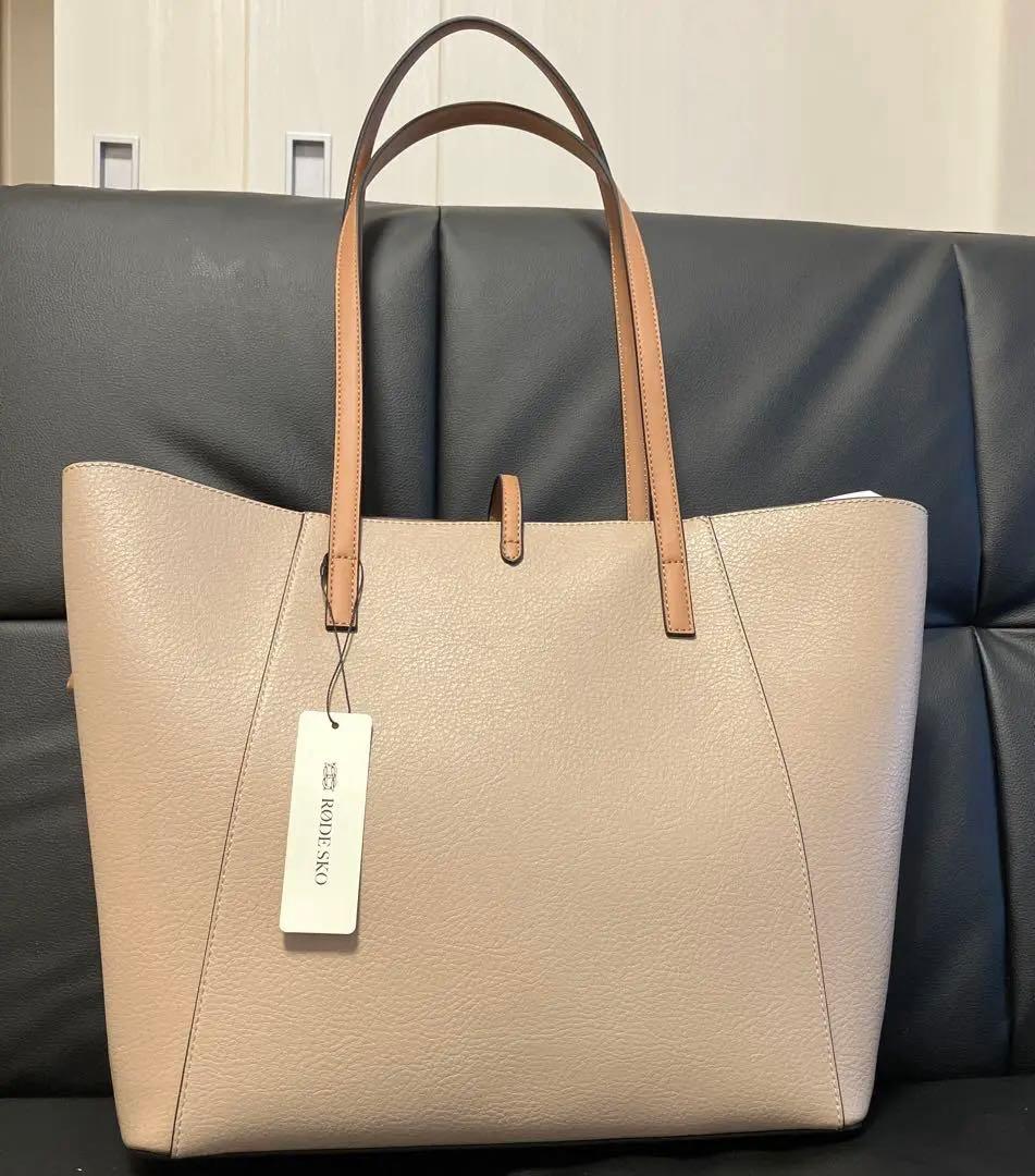 お得【新品未使用】RODESKO アーバンリサーチビジネスレザーバッグ ベージュ