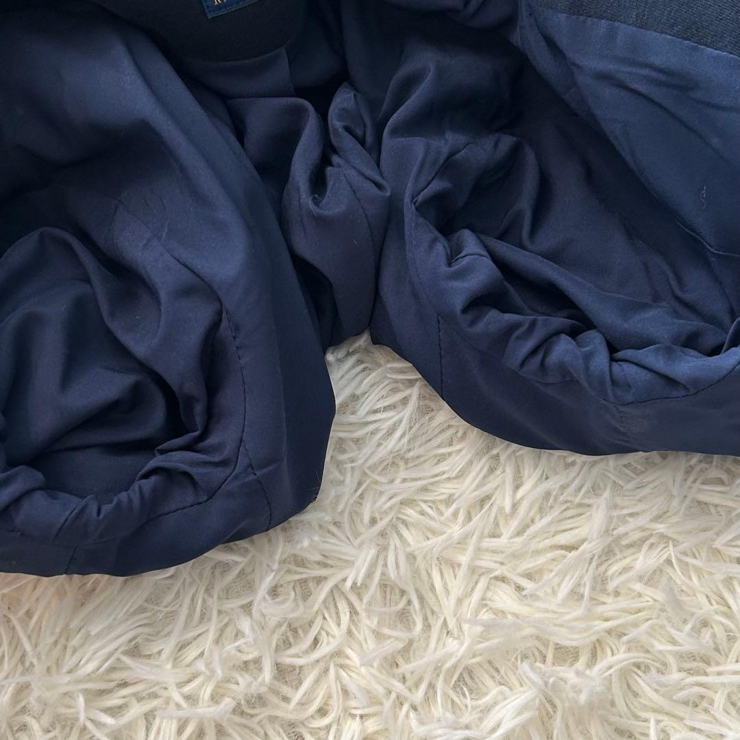 ✨美品✨ ポロラルフローレン テーラードジャケット 紺ブレ エンブレム刺繍