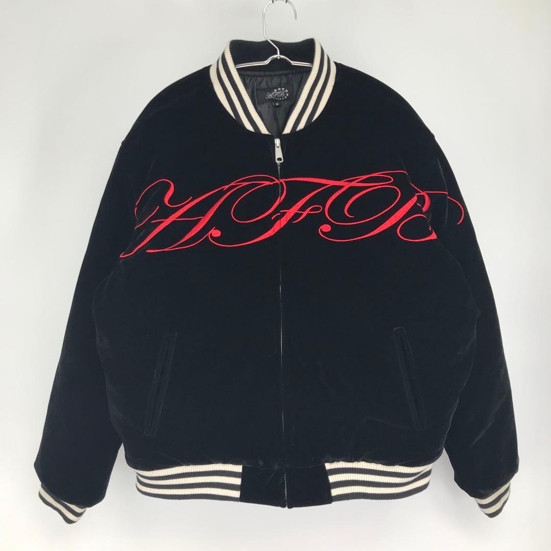 AFB ボンバージャケット　M　ベロア