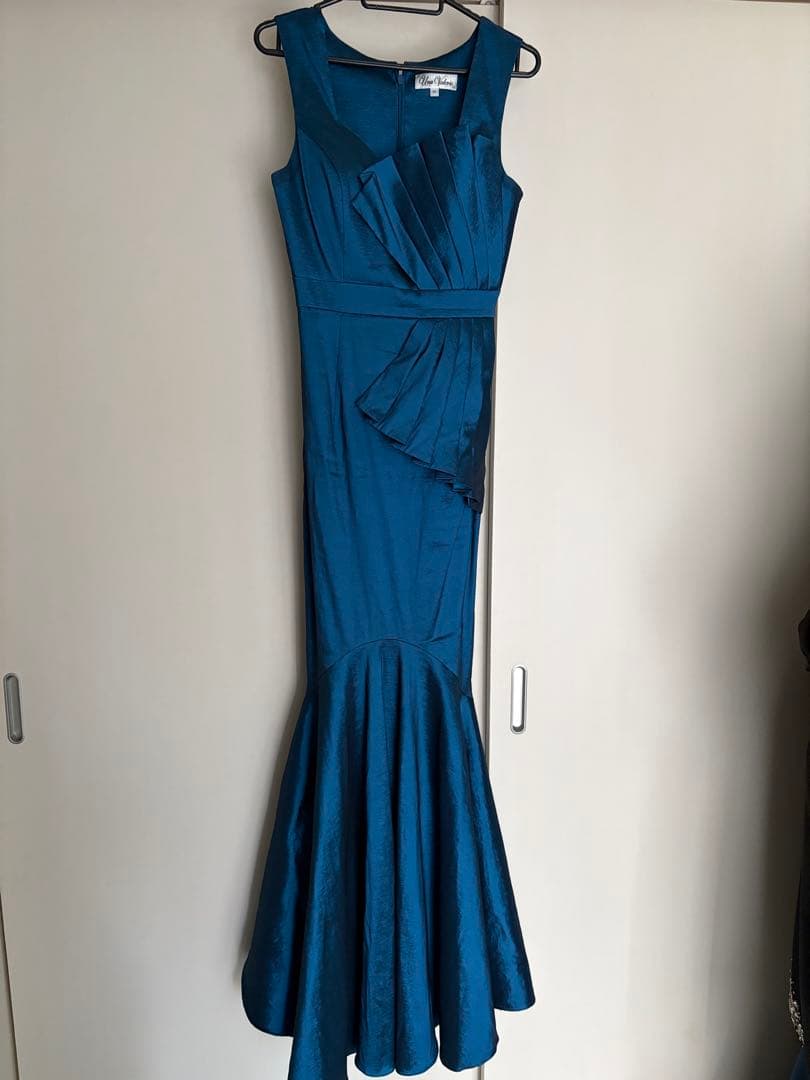 UNA VALERIE マーメイドドレス　ミッドナイトブルー