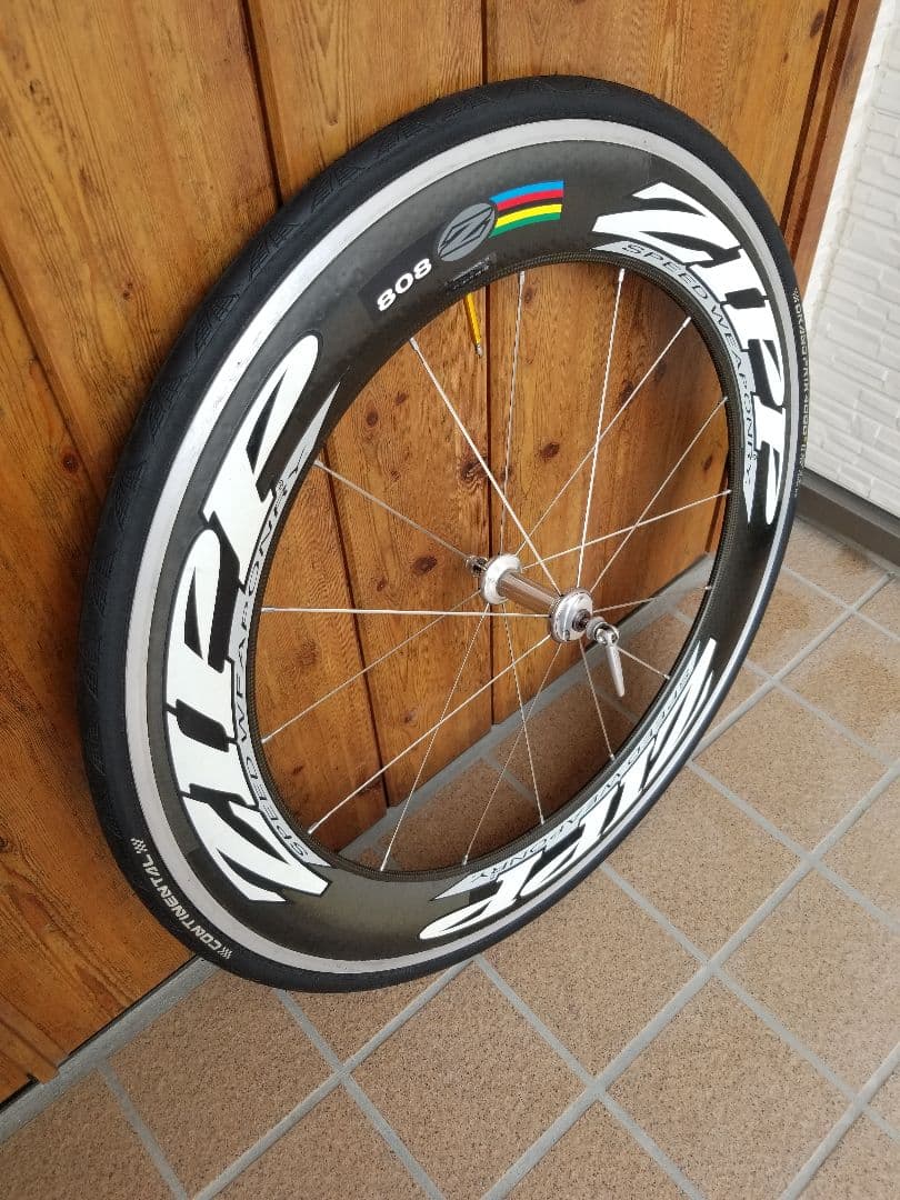 ZIPP 808 ジップ カーボン クリンチャー フロント ホイール