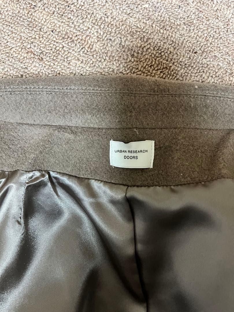 アーバンリサーチドアーズJAPAN FABRIC ミドルコート　モカ　Mサイズ