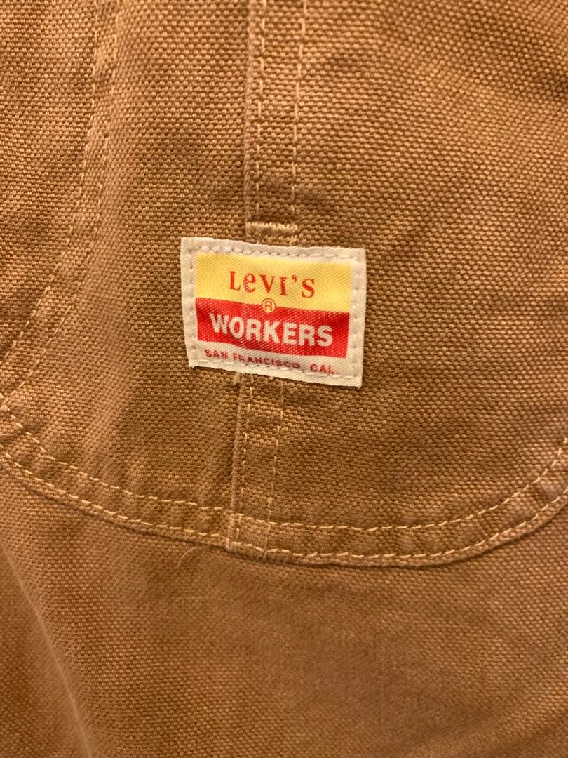 LEVI'S ダック地カバーオール！メイドイン香港！サイズ38！美品！90s!